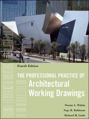 cover image of The Professional Practice of Architectural Working Drawings
